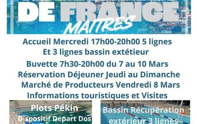 Championnats de FRance Maîtres au Puy en Velay 7-10 mars 2024