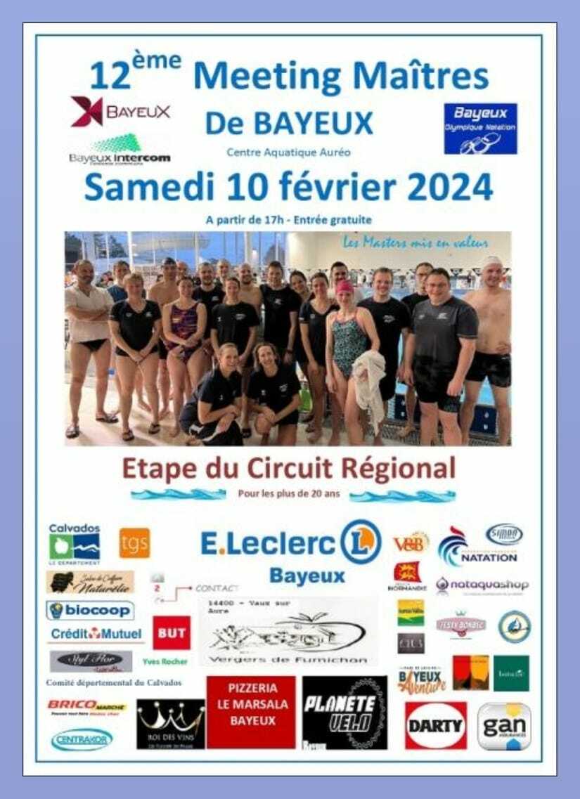Meeting des Maîtres de Bayeux le 10 février 2024