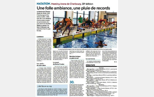 Article de presse - Une pluie de records