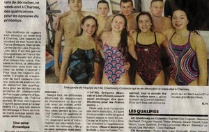 Article de presse - Les manchois dans le grand bain