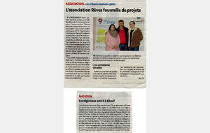 Article de presse - L'association rêve fourmille de projets + Q2 à Elbeuf