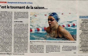 Article de Presse - Championnats de France N2 - Tours