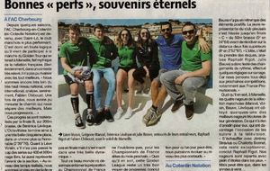 Article de presse - Bonnes perfs souvenirs éternels