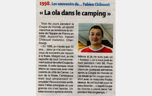 1998 ...Les souvenirs de Fabien Chiboust