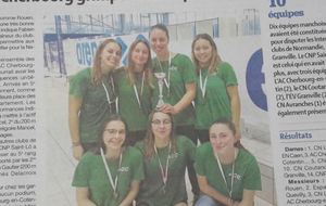 Les filles de l'ACC montent sur le podium