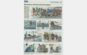 Lu dans la Presse : Nat avenir 2, ils sont l'avenir de la natation