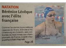 Article de Presse - Championnats de France promotionnels + Elite