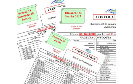 Convocations et autres informations