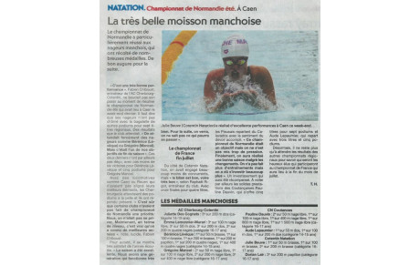 Article de presse - Championnat de Normandie Eté - Caen