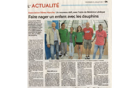 Article de presse - Défi pour Bérénice