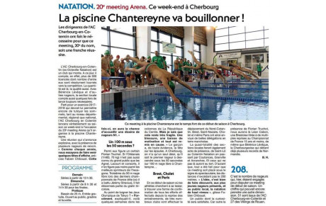 Article de presse - La piscine Chantereyne va bouillonner 
