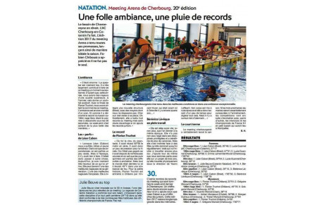 Article de presse - Une pluie de records