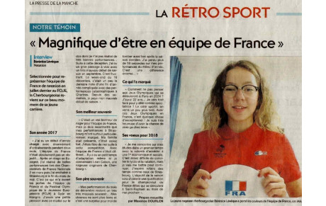 Article de presse - Interview de Bérénice