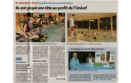 Article de presse - La nuit de l'eau