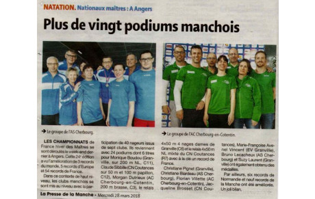 Article de Presse - Plus de 20 podiums manchois