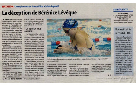 Article de presse - La déception de Bérénice