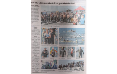 Lu dans la Presse : Rad'Eau Libre 1ère Edition 1ère Réussite