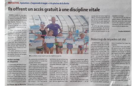 Lu dans la Presse : Ils offrent un accès gratuit à une discipline vitale