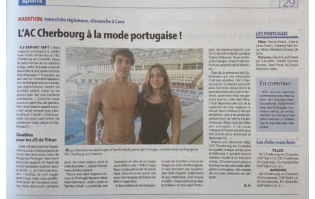 Lu dans la presse : L'AC Cherbourg à la mode portugaise