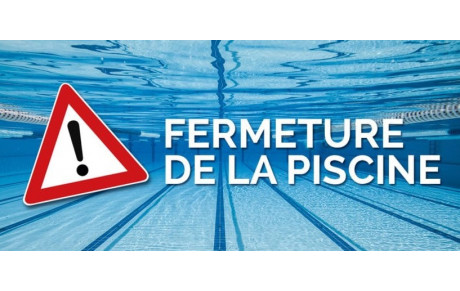 Fermeture de la piscine de la Butte