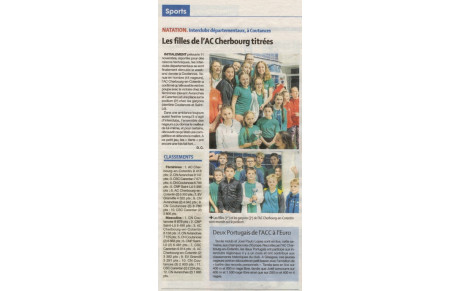 Lu dans la presse : Les filles de l'AC Cherbourgeois Titrées