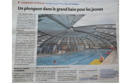 Lu dans la Presse : Un plongeon dans le grand bain pour les jeunes