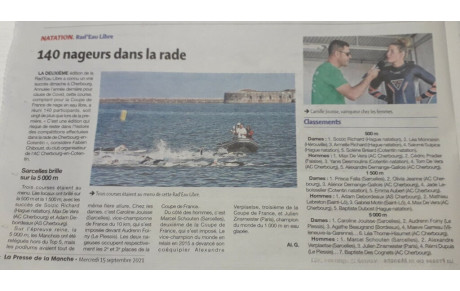 140 nageurs dans la rade