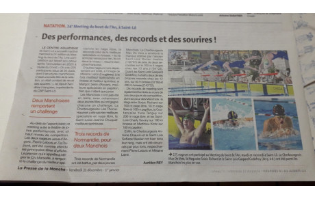 Lu dans la presse : Des performances, des records et des sourires !